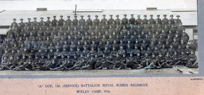 13th Battalion Royal Sussex Regiment 1916